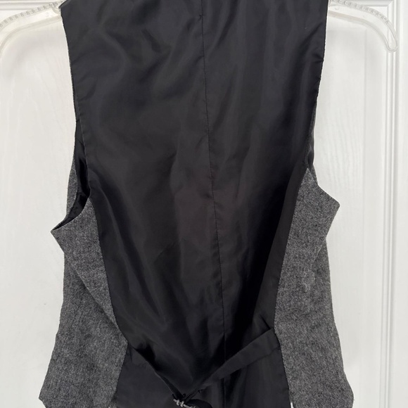 H&M Dark Gray Wool Blend Vest Size 8 (Fits like a 6) PRE-OWNED - Picture 4 of 8